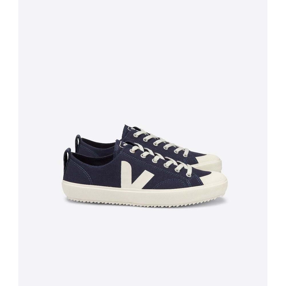 Men\'s Veja NOVA CANVAS Shoes Blue | SG 247MQZ